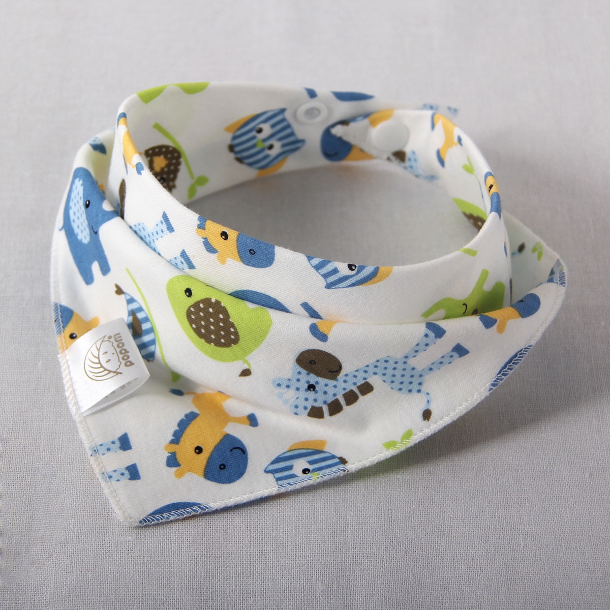 Baby Bibs Cotton Triangle Double Layers Cotton